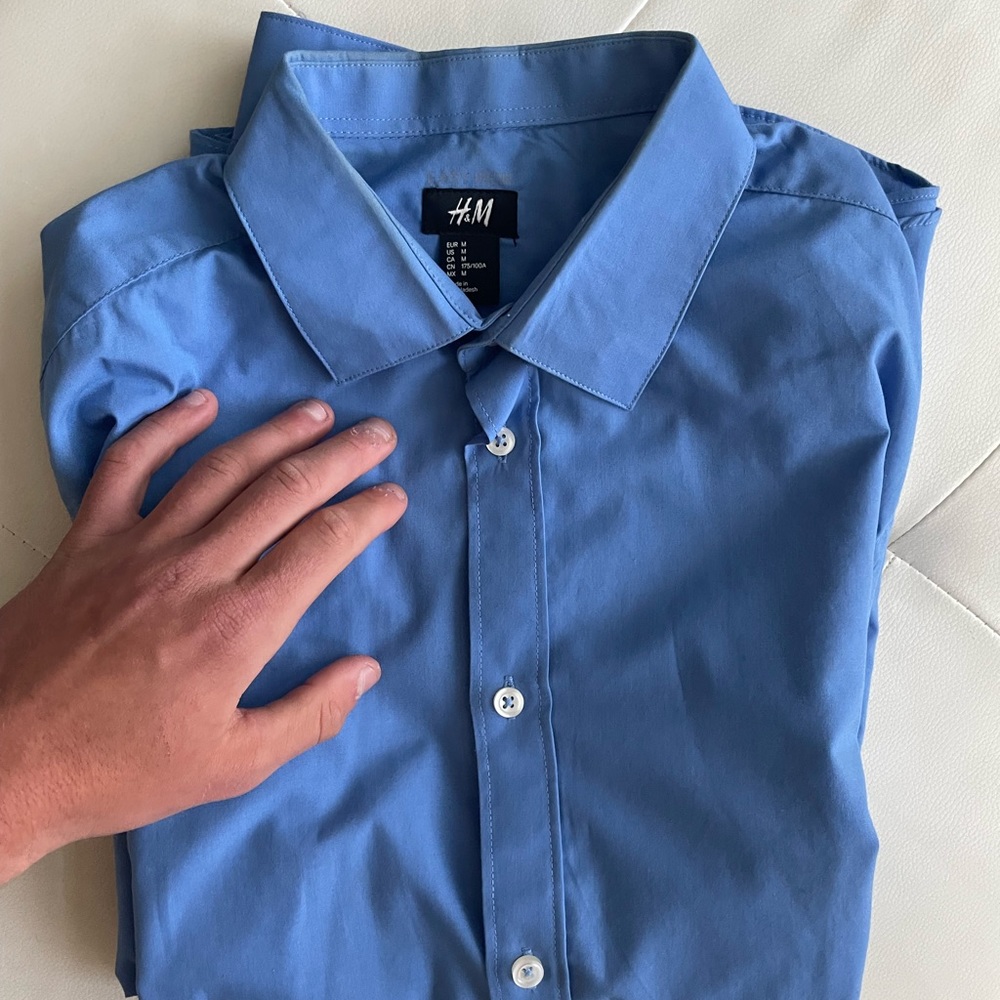 H&M Mens easy iron shirt